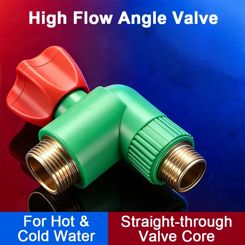 1pcs 4/6 Points Angle Valve/ Leak Proof Safety Outlet Faucet Valves universal Thickened Explosion-Proof Faucet Accessories