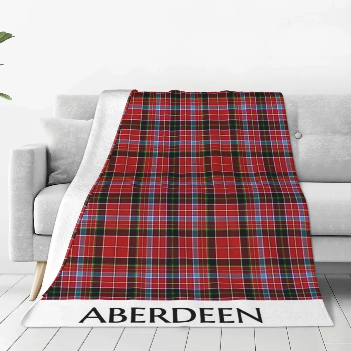 Aberdeen Scotland District Tar Blankets Fleece Lightweight Sofa Throw Blankets For Home Bedroom Office Throws Bedspread Quilt