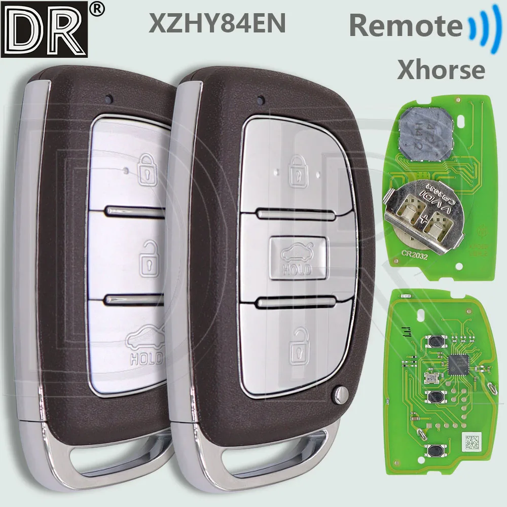 DR Xhorse XZHY84EN Special i25 Type XZ Series Keyless Go TOY40/HYN14R Blade Car Remote Key/Shell/PCB For Hyundai Brand Car