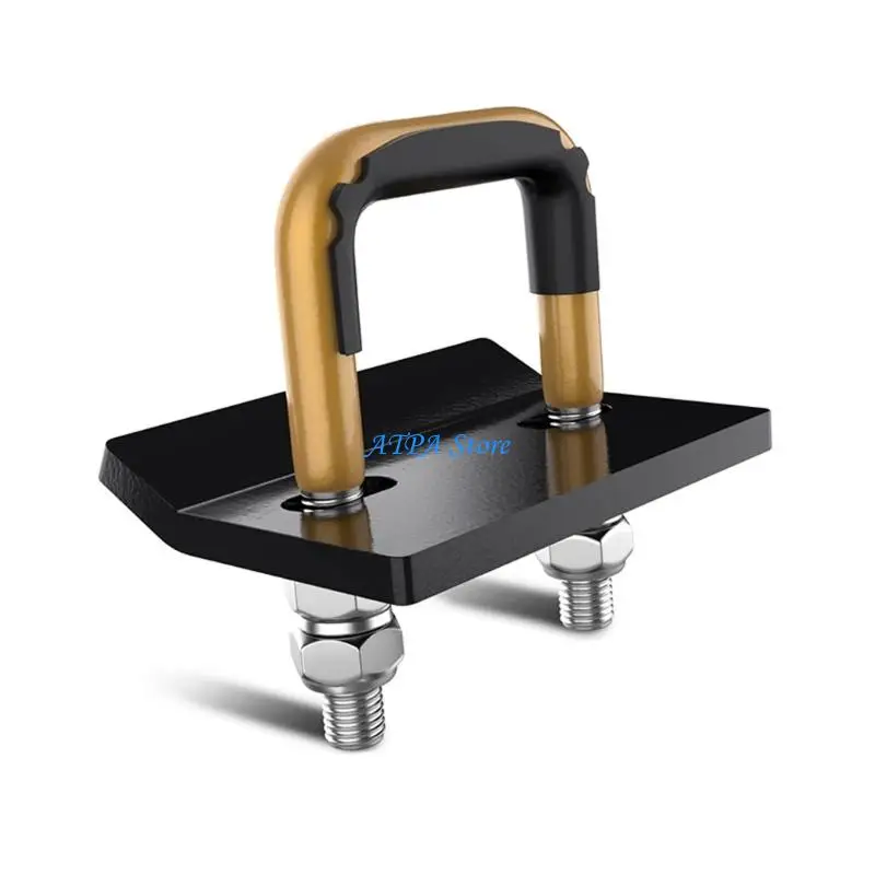 U13C Strong Trailer Hitch Lock Universal Square Receiver Stabilizer Easy to Use for Secure Towing & Vibration Reduction