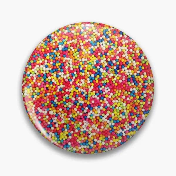 Sprinkles  Soft Button Pin Jewelry Lapel Pin Metal Brooch Collar Fashion Cute Hat Women Lover Badge Clothes Decor Creative Gift