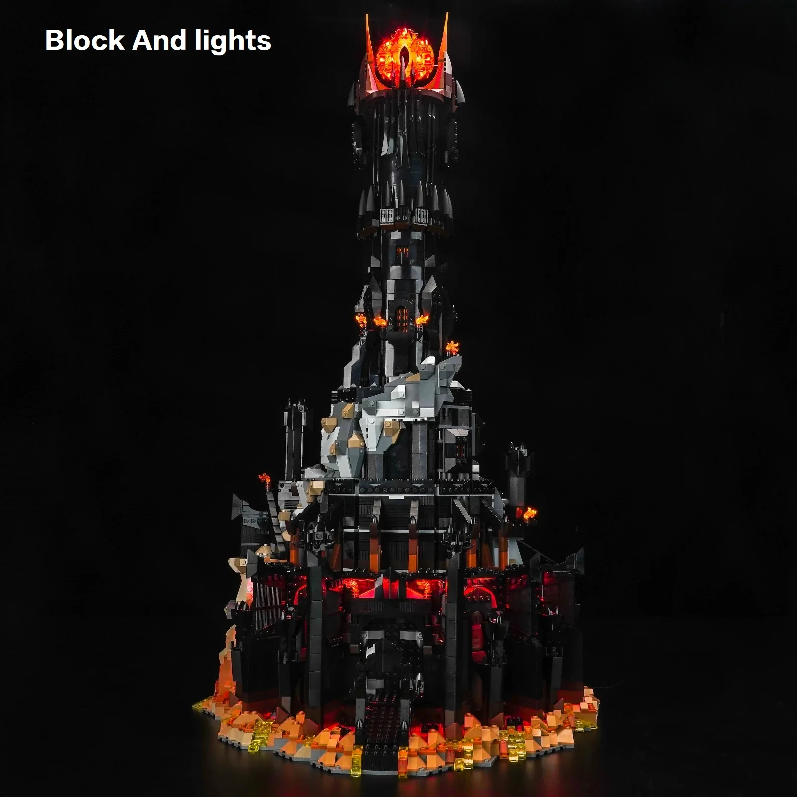 5471 Stück Kreative 10333 Black Tower Dark Modell Bausteine Kit Ziegel Halloween, Weihnachten Geburtstagsgeschenke