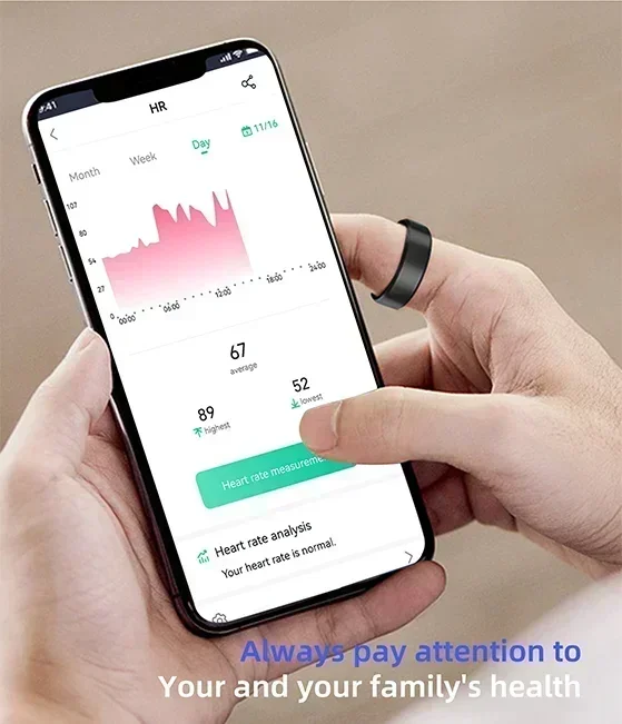 Zordai 2024, новое умное кольцо R11M, мониторинг сердечного ритма, сна, IP68, водонепроницаемое, мультиспортивный режим, кольцо из титановой стали для взрослых