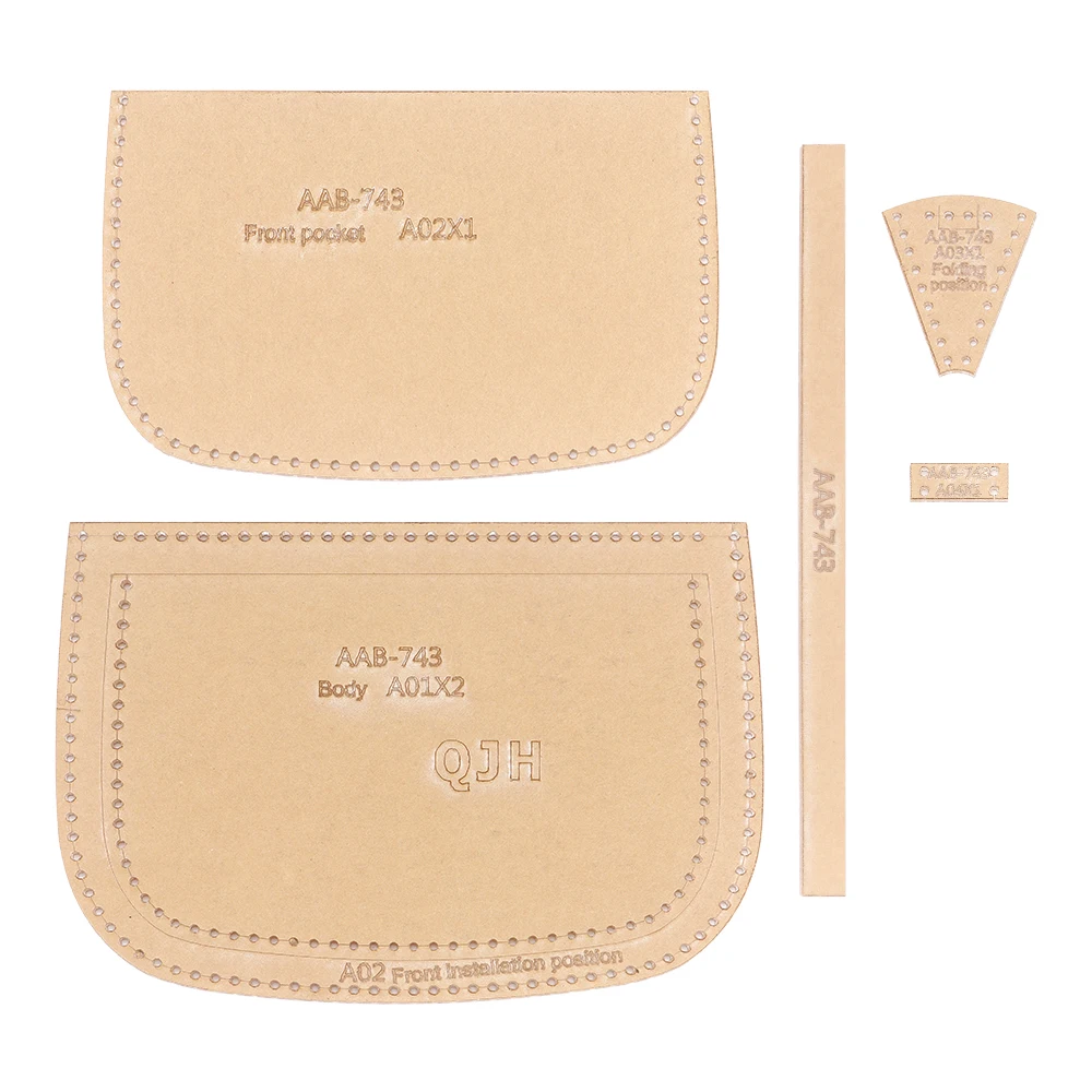 DIY Wallet Stencils, Transparent Acrylic Template for Sewing Leather Business Card Bag Patterns