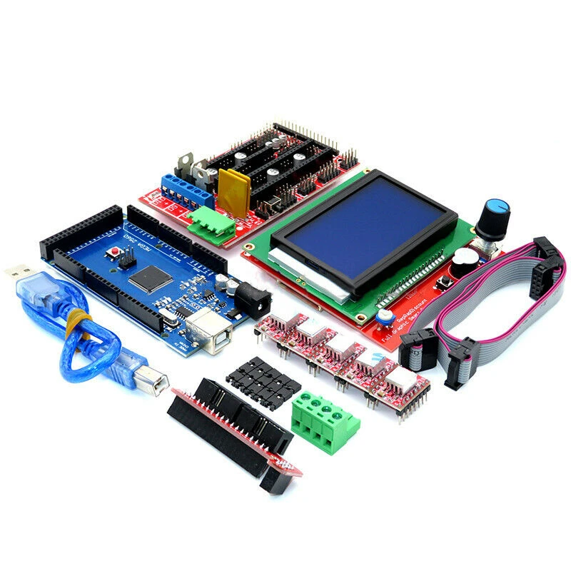 3D printer set Ranps1.4 limit + 12864 LCD screen + MEGA2560 + 4988/8825 driver