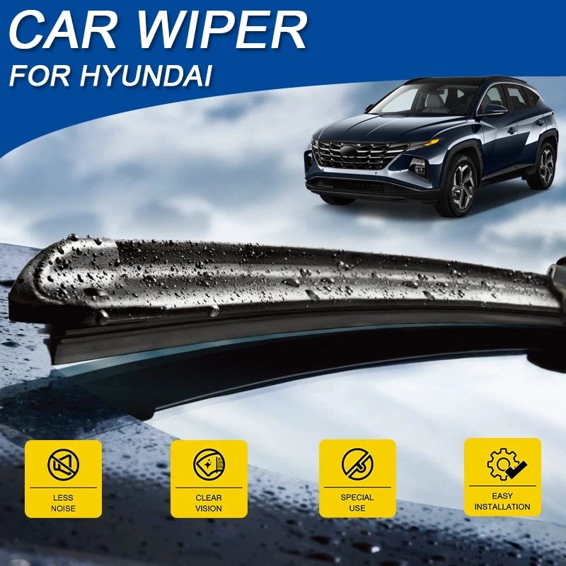 

2 шт. автомобильные щетки стеклоочистителя для Hyundai CRETA IX25 KONA KAUAI NEXO PALISADE SANTA FE TM MX5 IX45 DM TUCSON IX35 NX4 VENUE QX
