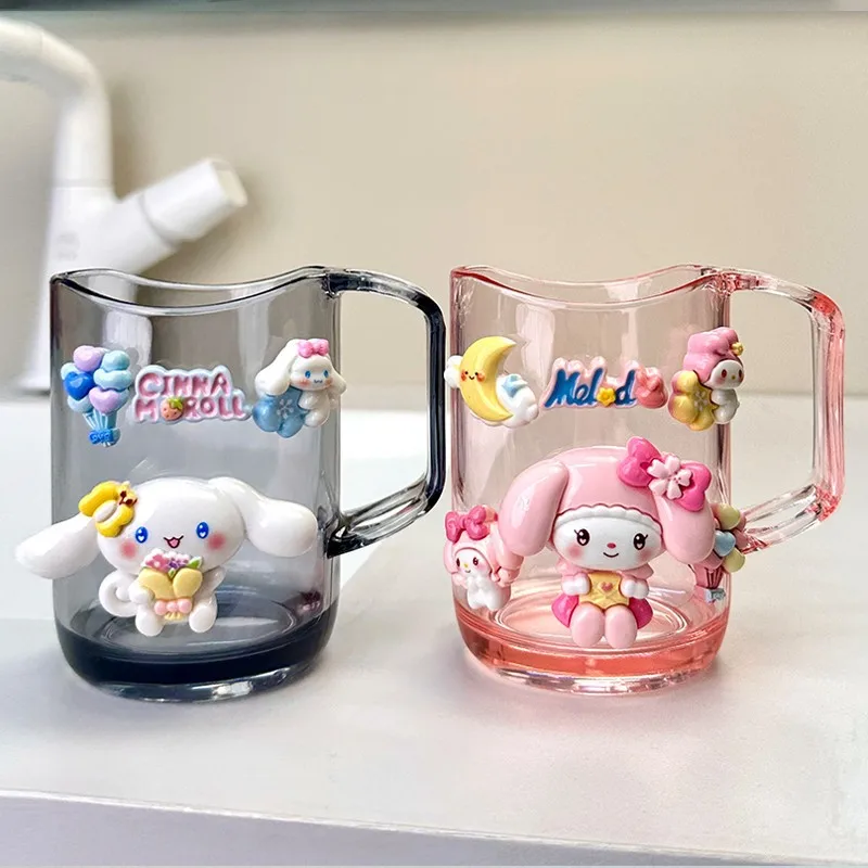 Cartoon Sanrio Children's Mouthwash Cup Cute Kouromi Wash Cup Boy Girl Baby Toothbrush Cup Laurel Dog Ivory Jar Accessories