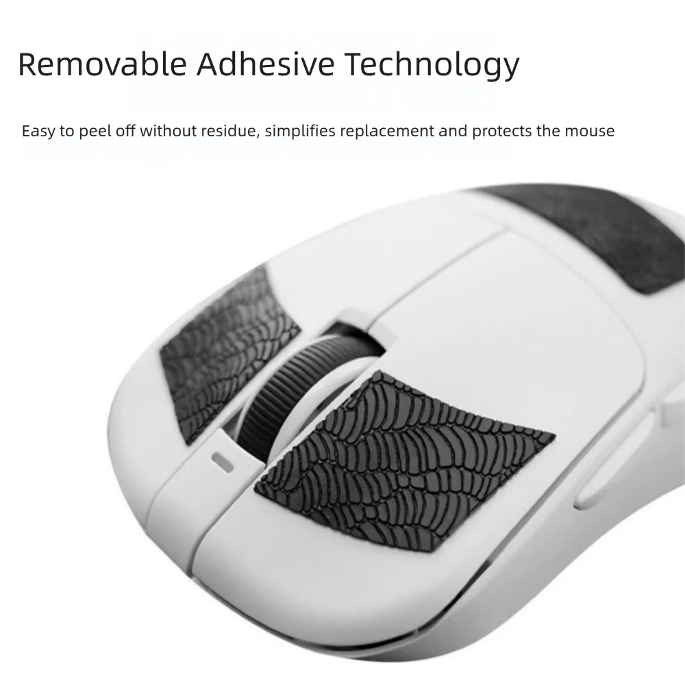 Multicolor Mouse Sweat Absorbing Sticker Mixed Shape DIY Mouse Non Slip Sticker PU Wear Resistant Mouse Sticker Universal