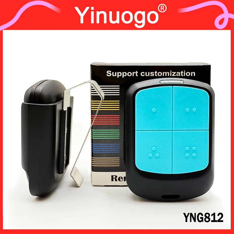 

YNG812 Электрический пульт дистанционного управления для ворот ECHO TX4 RC 6100334 BRAVO TX4/BRAVO TE4433H Устройство открывания гаражных ворот 433 МГц Rolling Code