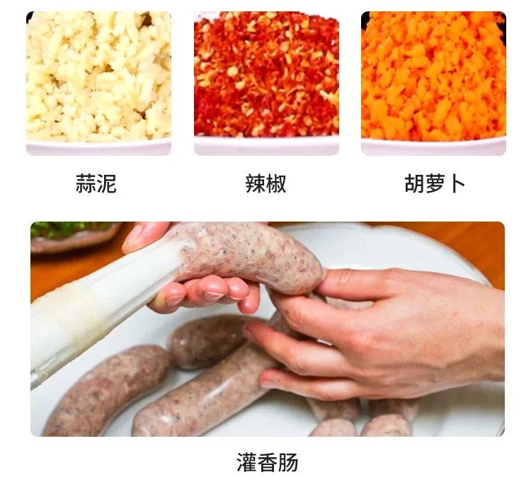 Meat grinder high power geared motor stainless steel type 32 large capacity type 42 large electric frozen meat