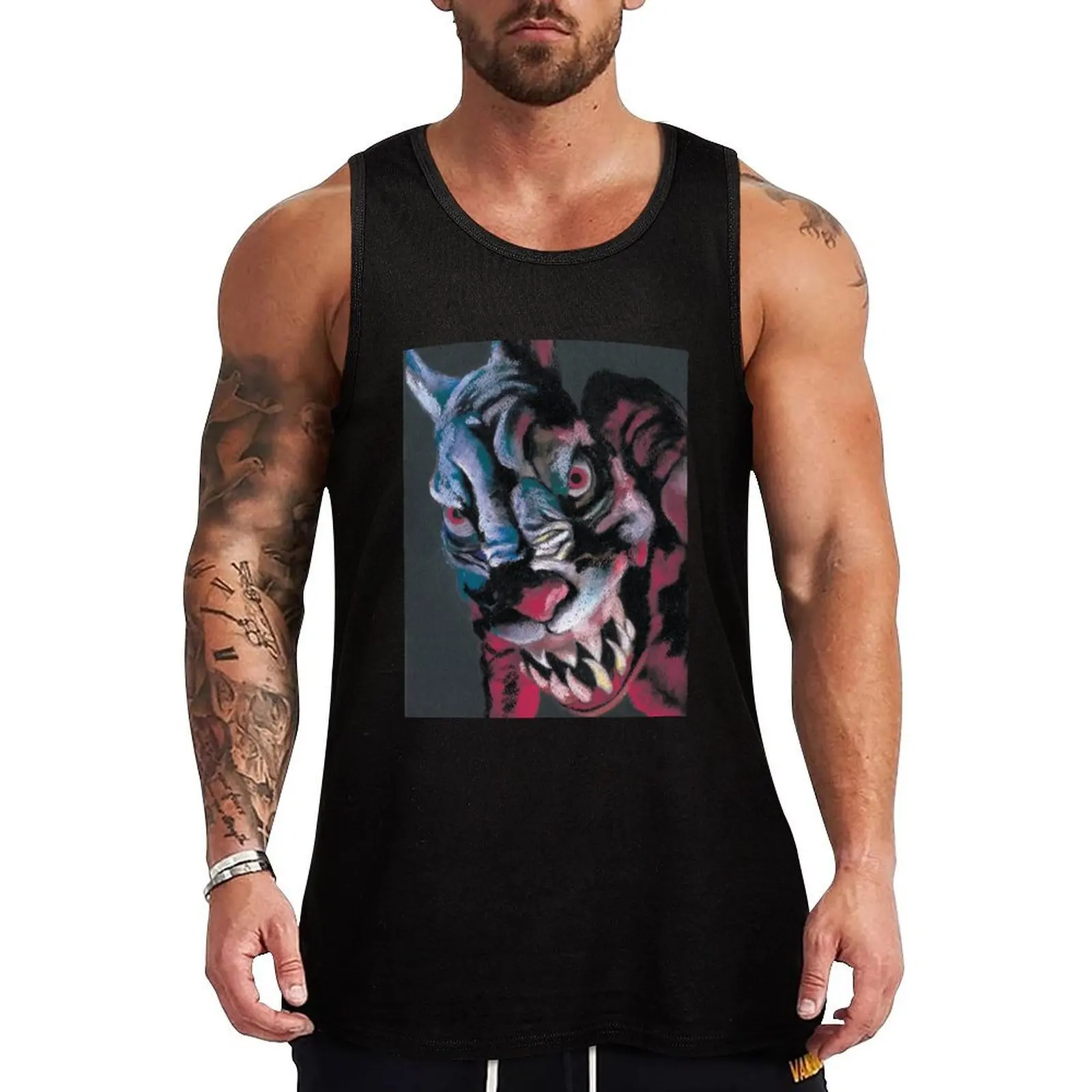 Twilight Zone Rabbit Tank Top High Stretch Tank Top Athletic Fit Workout Shirt