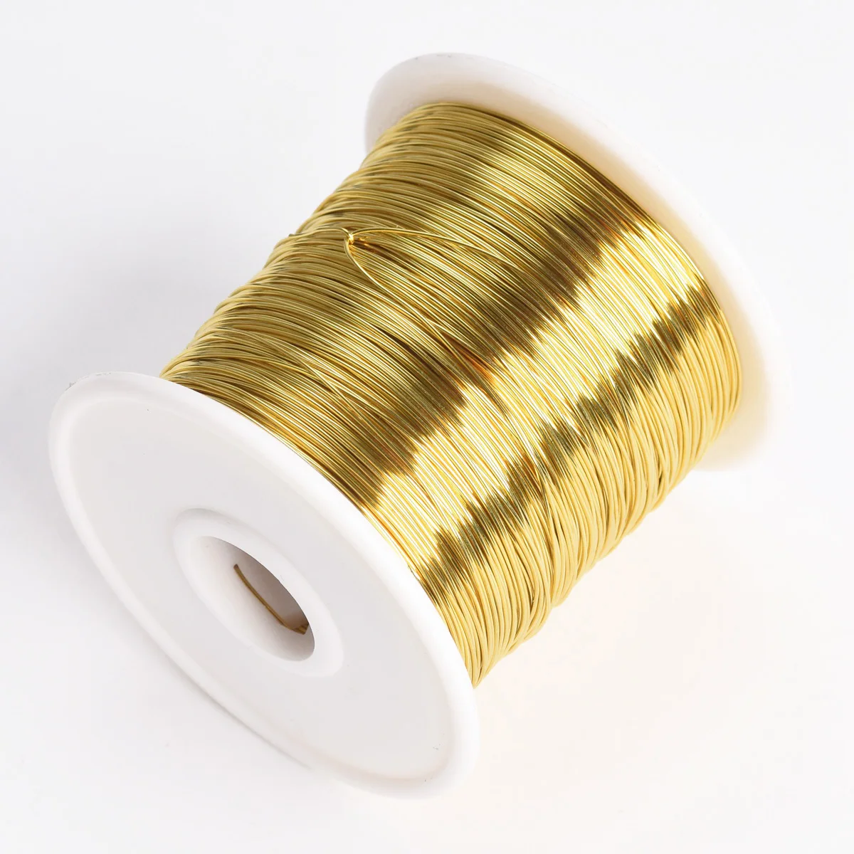 

1Roll Light Gold Color 0.4mm/0.5mm Soft Metal Copper Beading Wire For Jewelry Making DIY Crafts