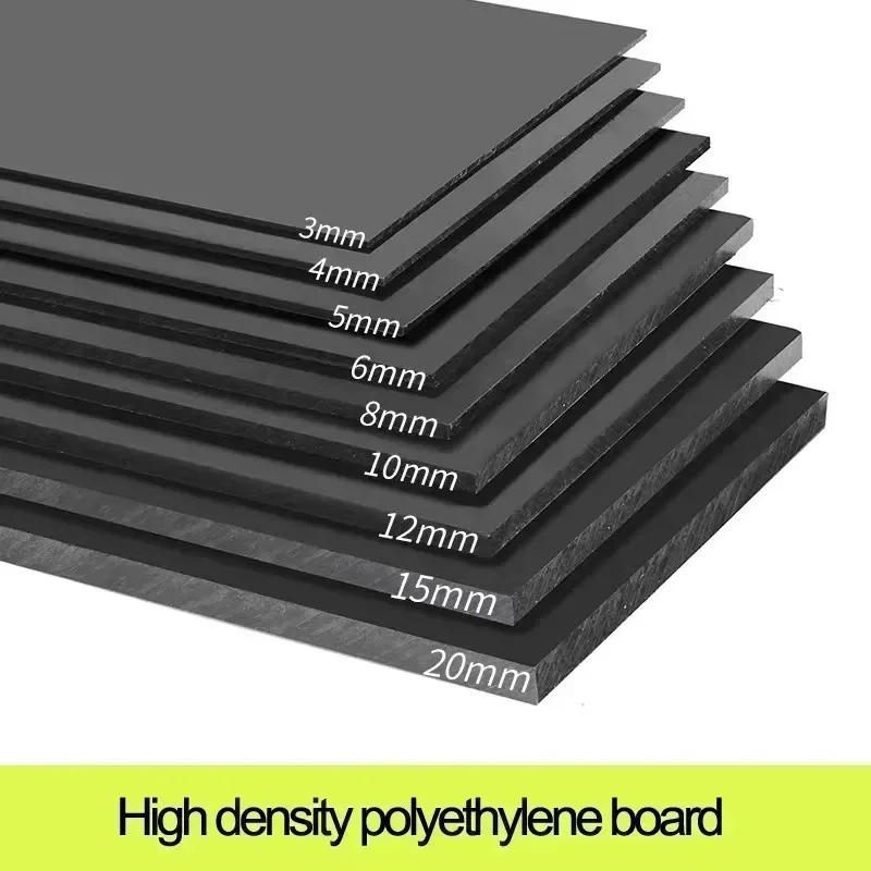 الغذاء الصف HDPE مجلس ارتداء مقاومة الأسود لوحة البولي ايثيلين لحم الخنزير قطع الوسادة اليدوية نموذج الهندسة البلاستيك جوانات