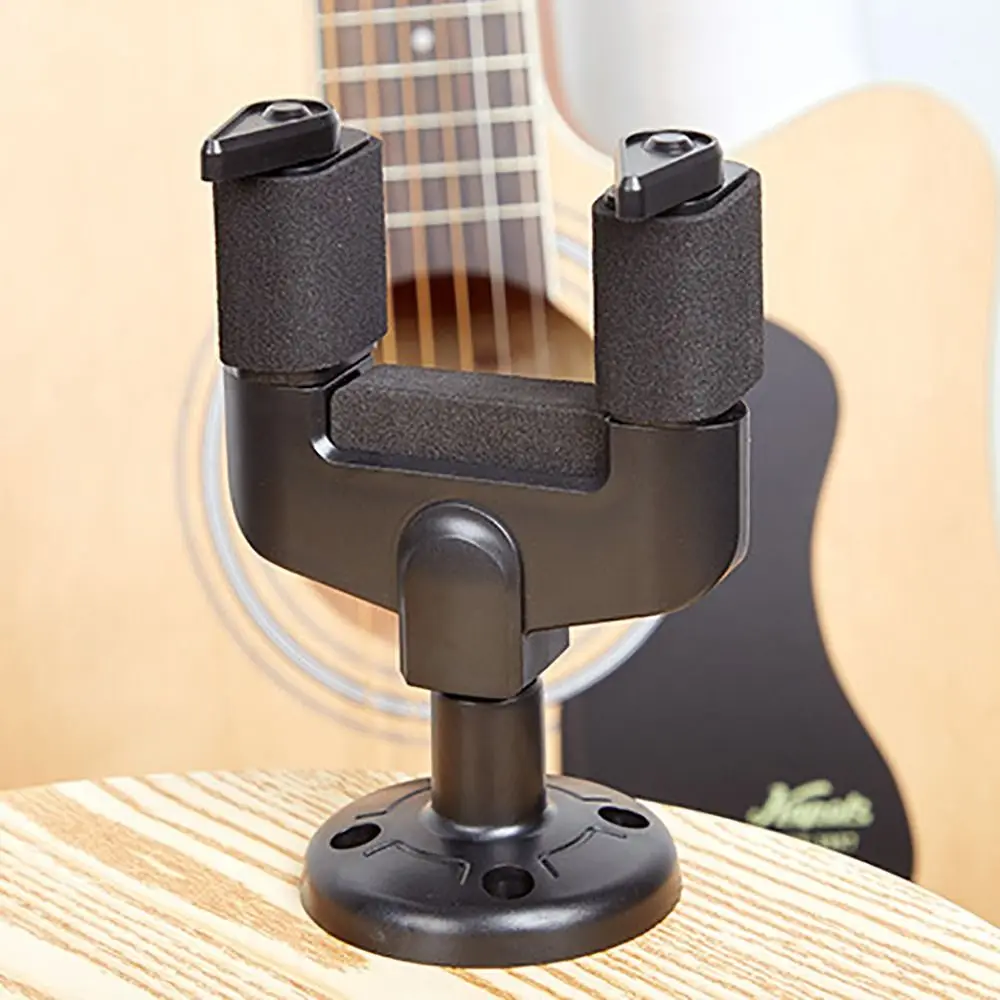 High Quality Metal Guitar Hanger Hook Wall Mount Non-slip Ukulele/Violin Stand Self-locking Guitar Display Rack Ukulele/Violin