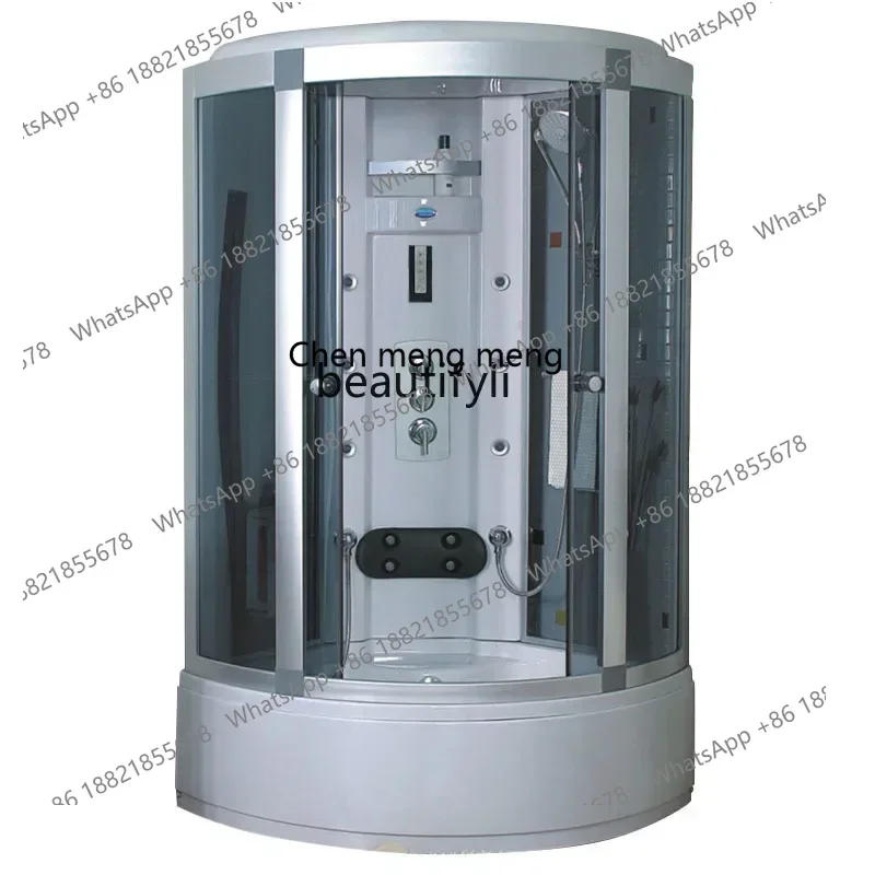 cn8617 ssShower Room Bathroom Arc Fan Rectangle Enclosed One-piece with Bath Steam Bath  Room