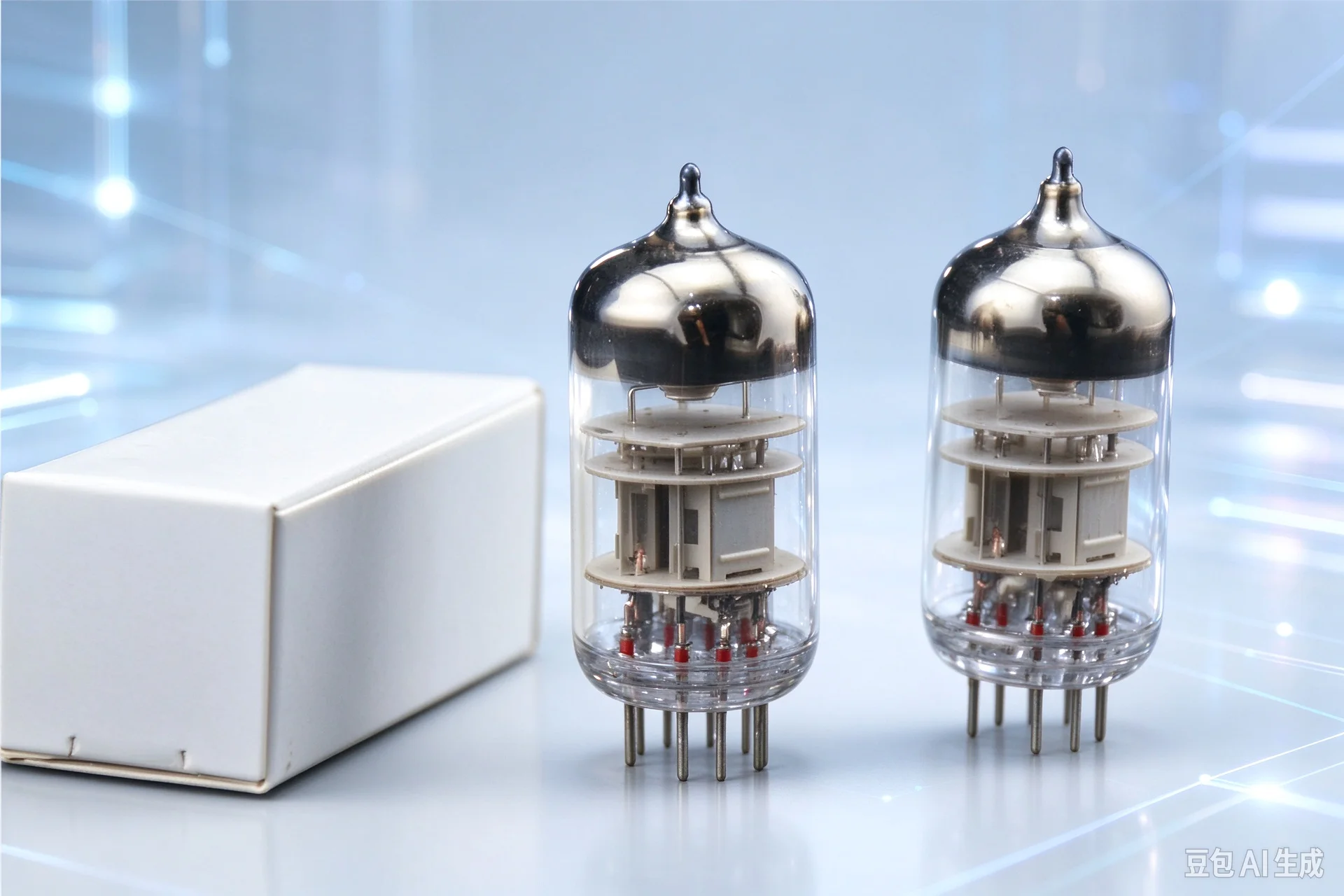 Fresh for Soviet Made 6H2-EB Vacuum Tube, Gorgeous High Frequency Solid Low Frequency,  6N2-Q Matched Pair
