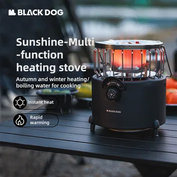 Blackdog Mini riscaldatore butano portatile Riscaldatore a cassetta Riscaldatore per tenda Riscaldatore da campeggio esterno Escursionismo Sopravvivenza Attrezzatura di emergenza