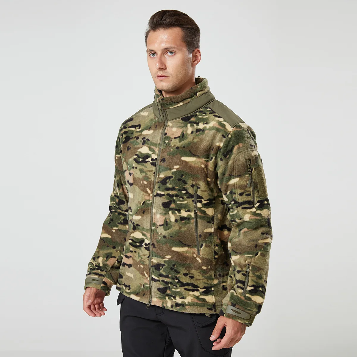 CamSolomon-Ruines russes pour hommes, Sports de plein air chauds avec optique, Smile Smile Coat