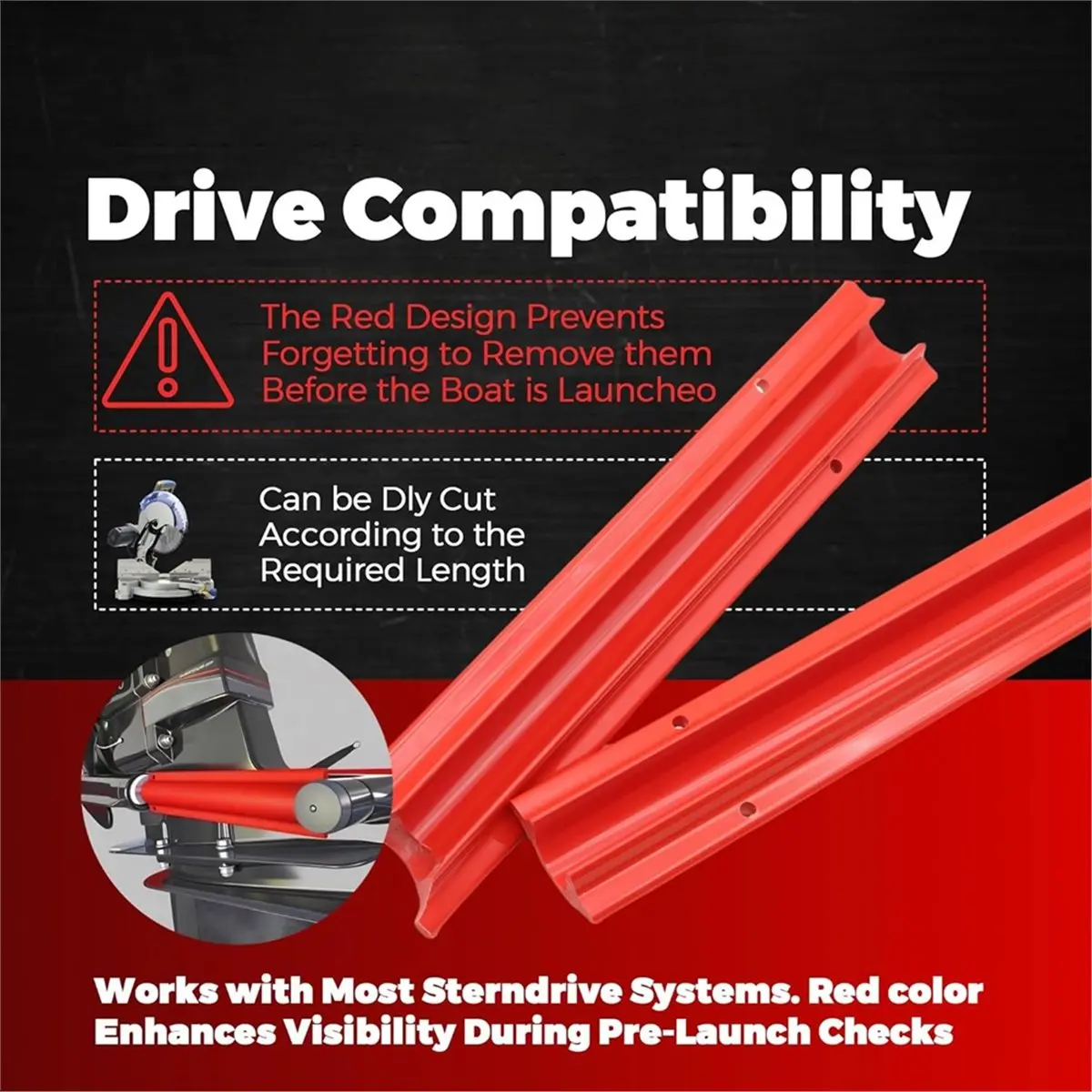 Budget-Friendly-2pcs Stern Drive Trim Cylinder Trailering Clips 817019A2 for Marine-Grade Boat Trailering Support for Mercury/