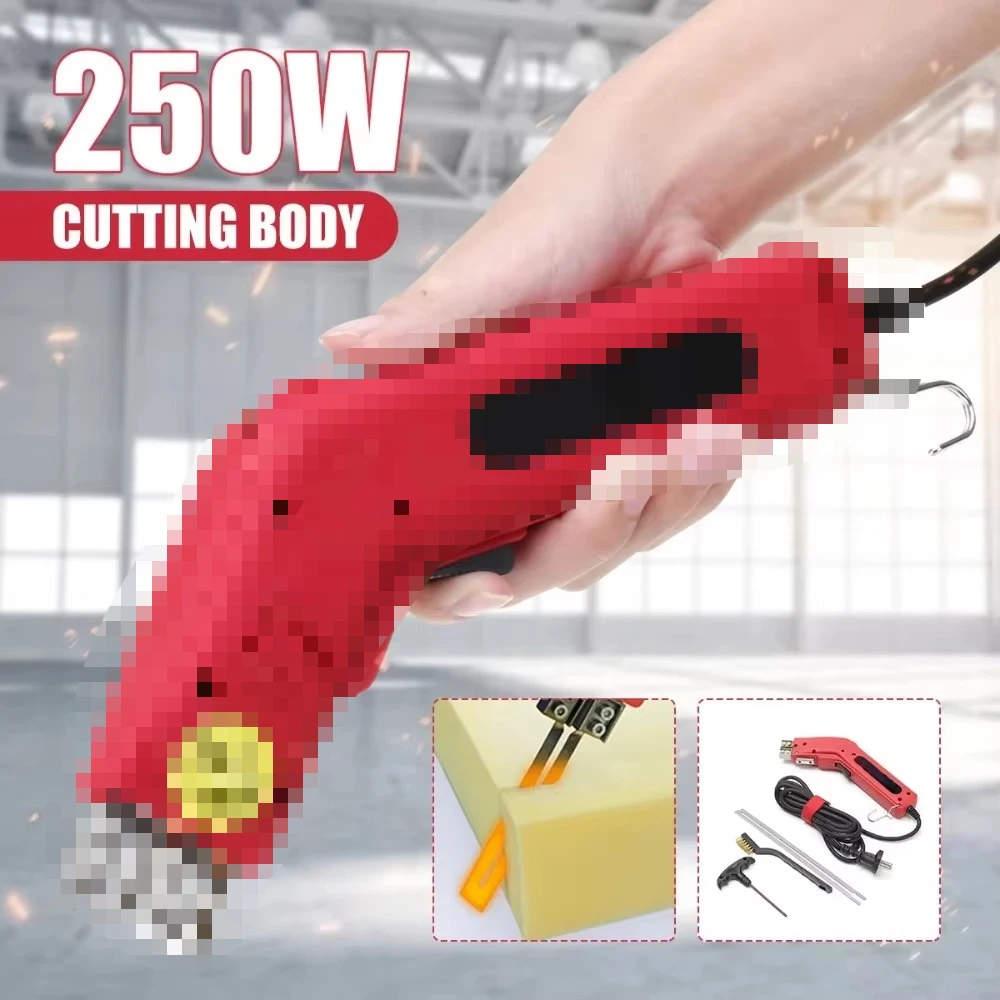 250W Electric Hot Knife Foam Cutter, Professional Styrofoam Cutting Tool with Blade for Sponge Pearl Wool