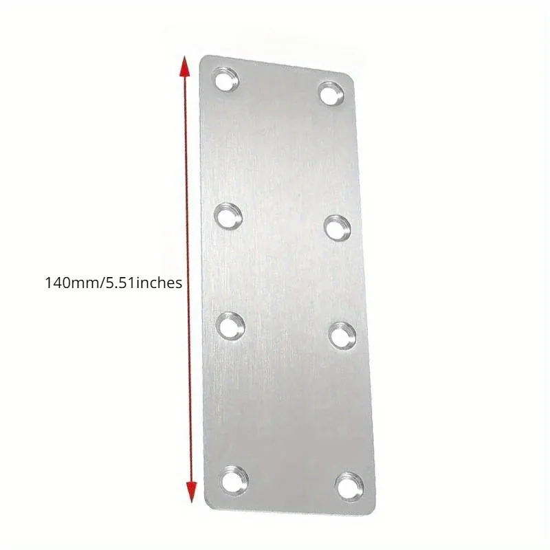 20pcs FLAT Mending แผ่นสแตนเลสแบนโลหะตรงรั้งซ่อมเข้าร่วม Fixing Bracket ไม้ Bracket CONNECTOR
