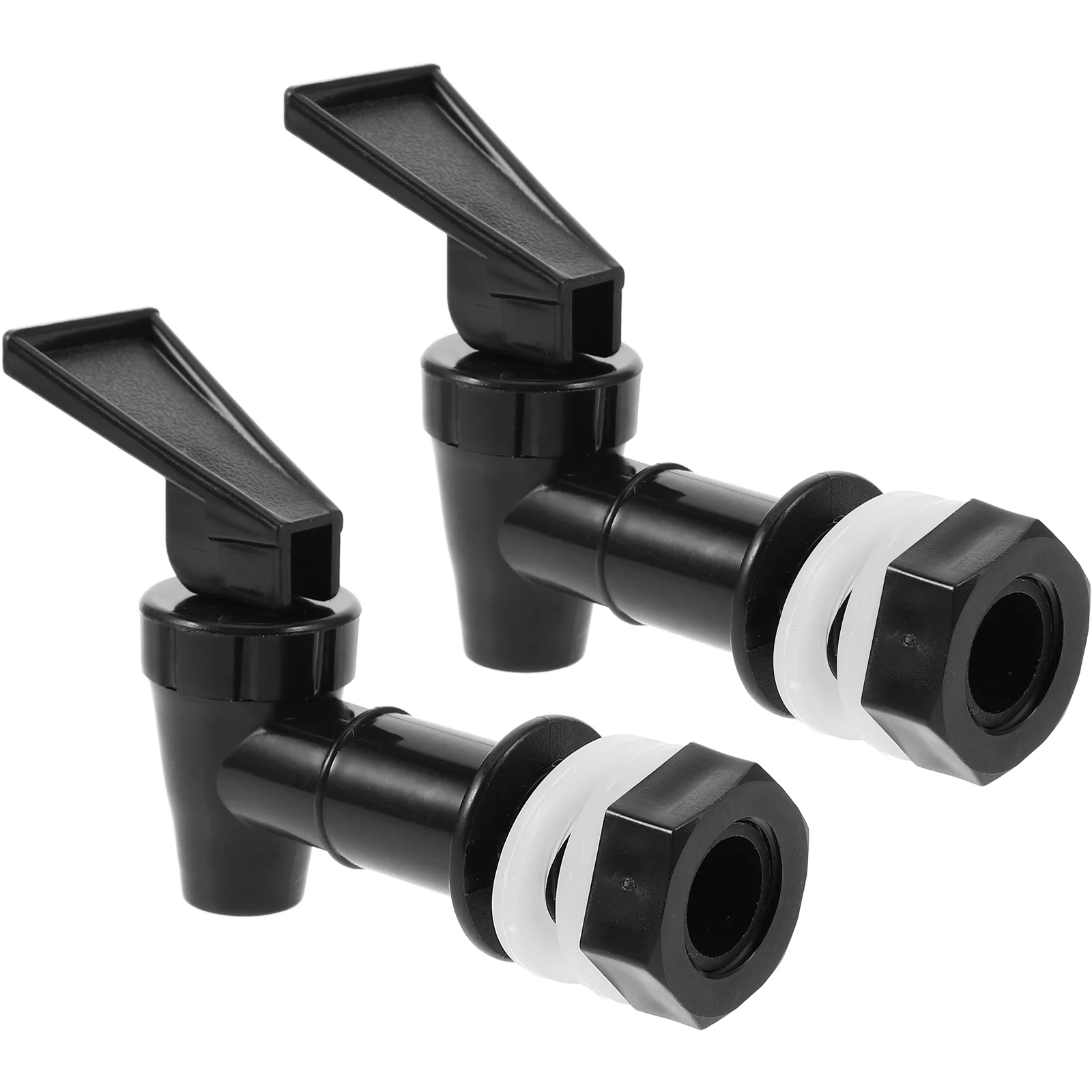 

2 Pcs Faucet Plastic Spigot Water Cooler Replacement Glass Spout Pp Dispenser Parts