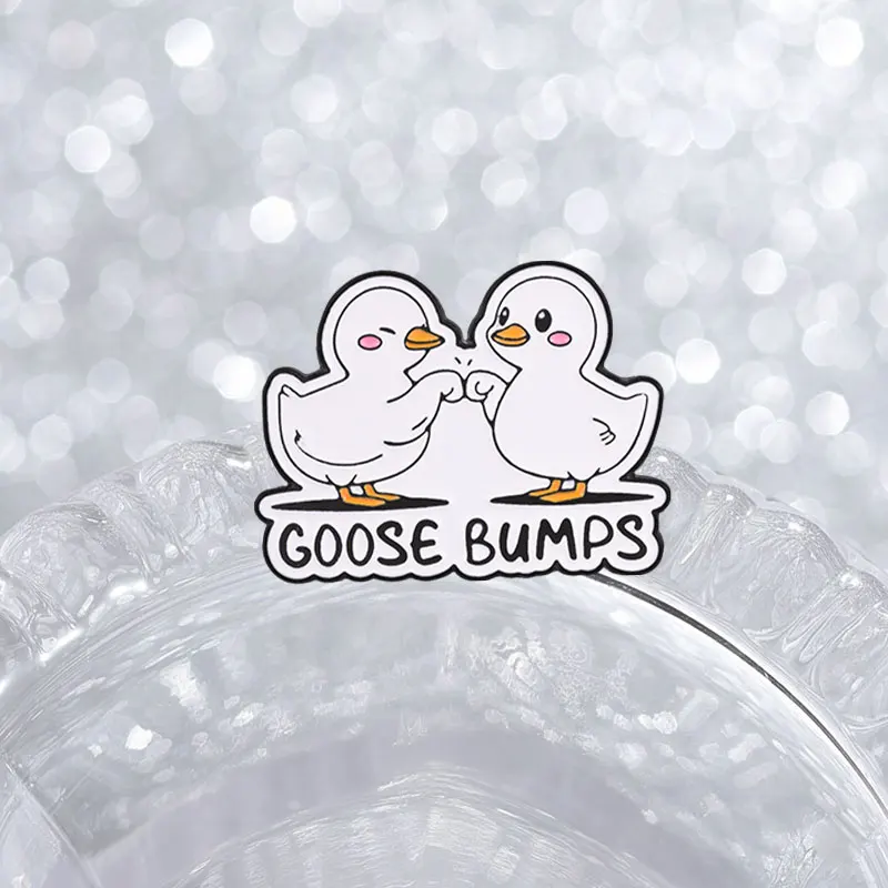 Lustiges Vogel-Fauststoß-Emaille-Abzeichen, Cartoon-Tier-Pin, Legierungsbrosche, Reversnadel, Rucksack-Schmuck, Geschenk für Freunde – Detail 5