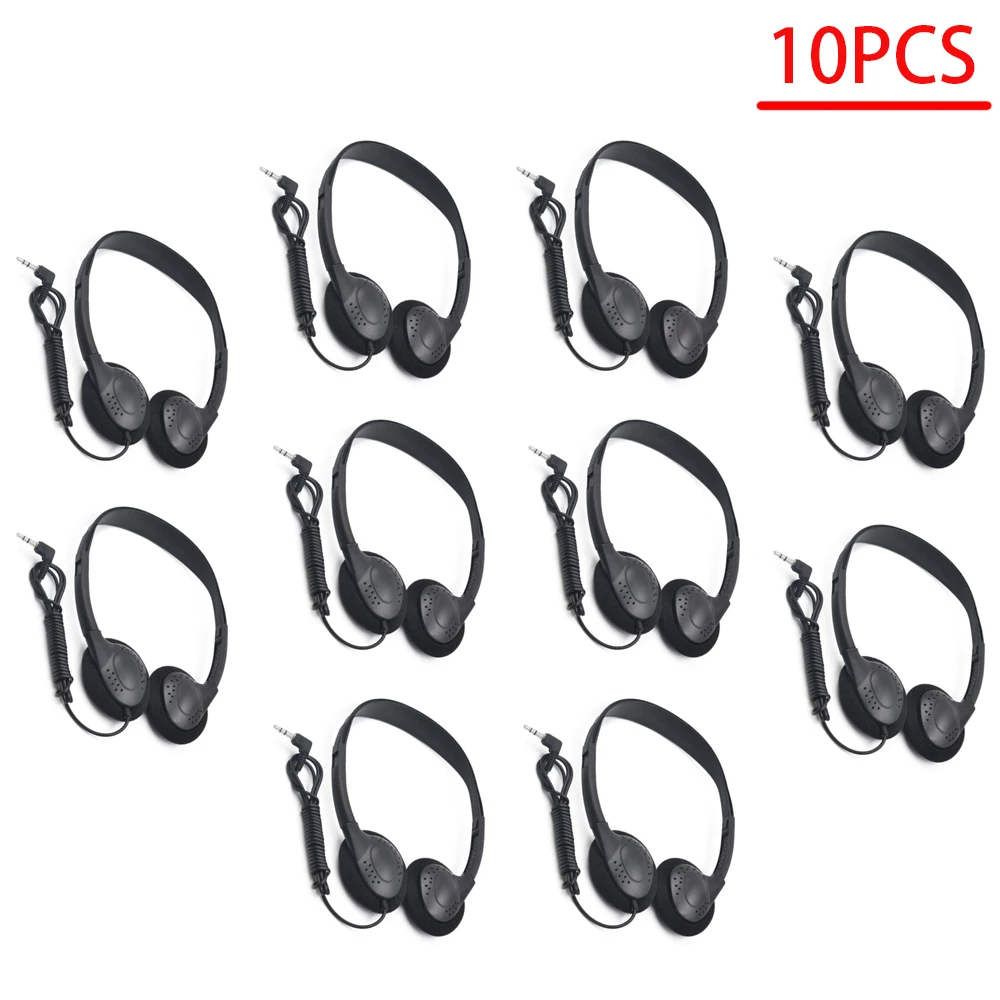 Écouteurs stéréo filaires, 1 pièce, 5 pièces, 10 pièces, suppression du bruit, avec Microphone réglable pour PC/ordinateur portable/ordinateur