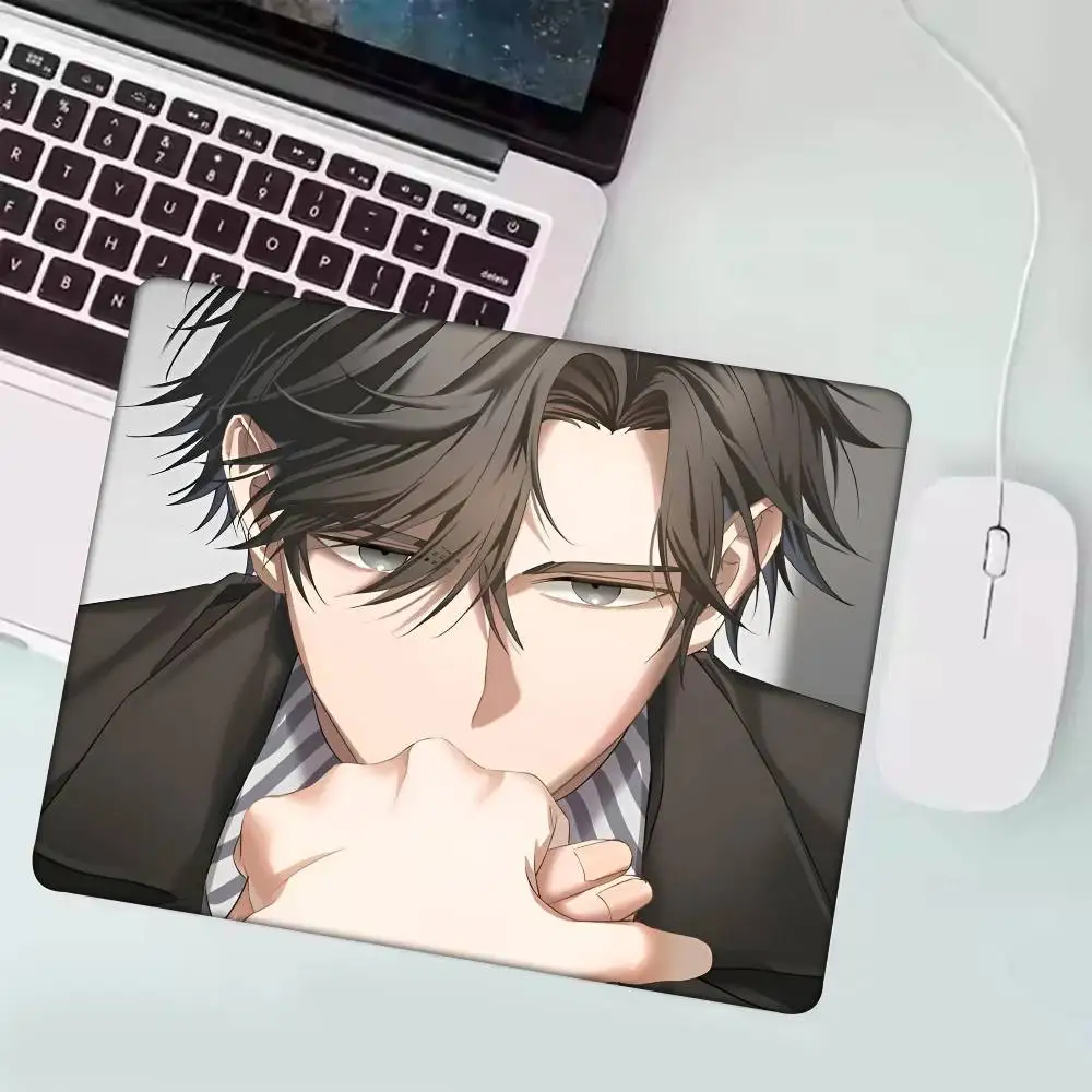 

1pc Mystic Messenger 707 Jumin Han Small Mousepad Keyboard Pad Laptop Cushion Non-slip Deskpad