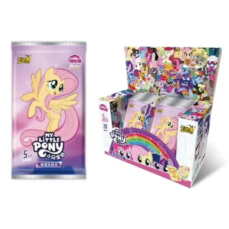 Original My Little Pony Friendship Is Magic Collectible Cards Board Game Original Anime SSP Bronzing Flash Cards Gifts for Kids