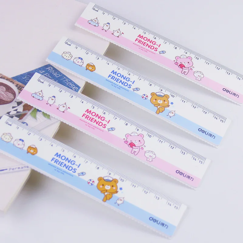 40 قطعة مسطرة Kawaii الجدة 15 سنتيمتر مساطر الدب اللطيفة ملحقات مفيدة للمدرسة أدوات مكتبية كورية مسطرة جمالية رسم أشياء لطيفة