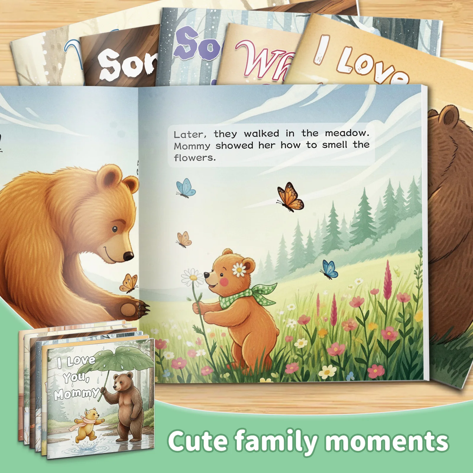 6-Volume Family Love & Parent-Son Story Collection, Heartwarming Illustrated Tales About Mom, Dad and Son