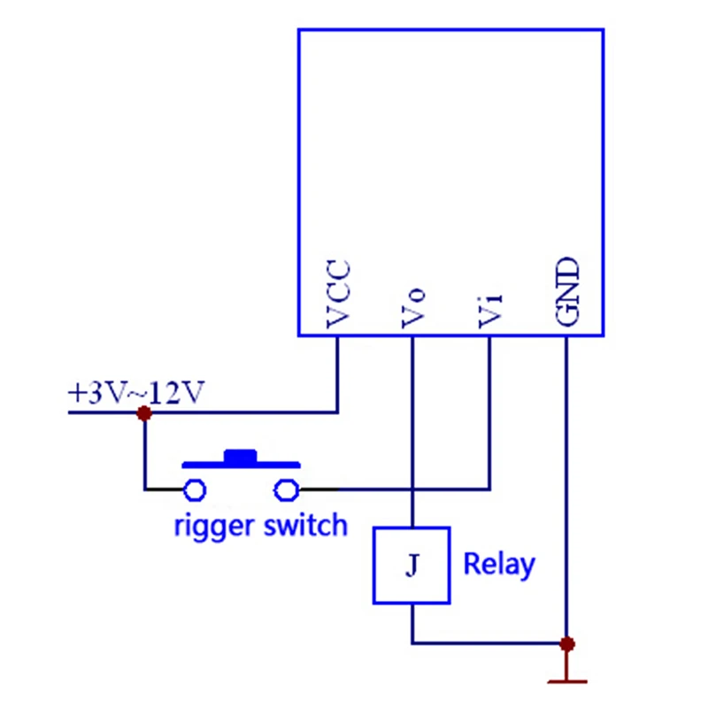 Modulo interruttore di temporizzazione del circuito di ritardo AT41 1s-40h 1500mA per Timer interruttore di ritardo