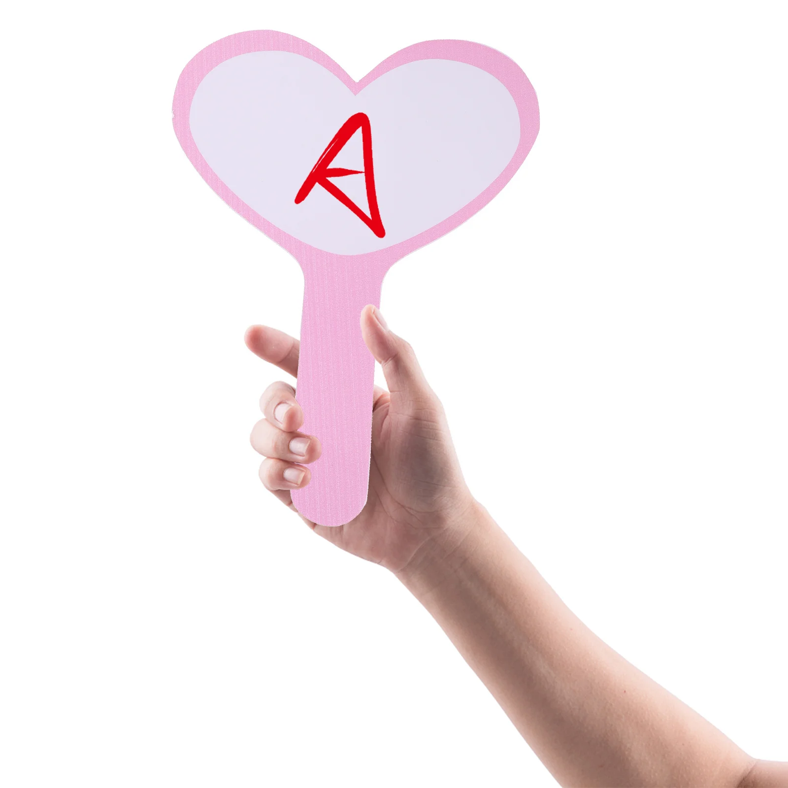 2pcs 휴대용 화이트보드 폼 소재 휴대용 드라이 지우기 보드 투표용 DIY 쓰기 경매 교실 재사용 가능한 미니