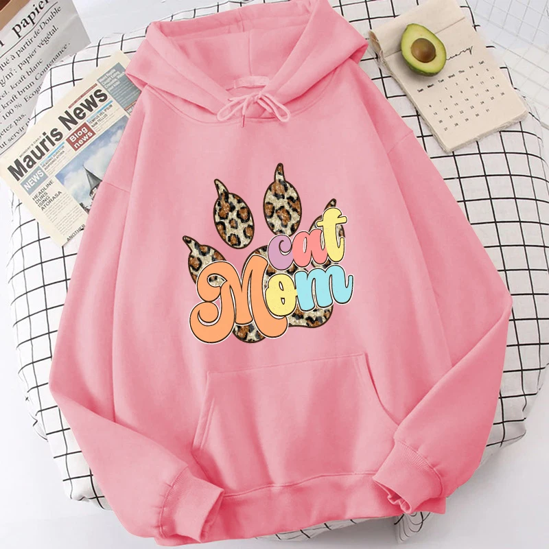 (Premium Hoodie)Fashion Hoodies Funny Cat Hoodie Harajuku Sweatshirts Women Long Sleeve Clothes