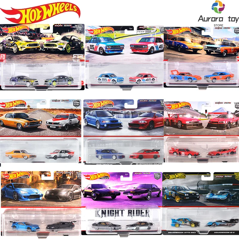 Hot Wheels Car Model Car Culture Beloved Dual Car Series Car Bmw Volkswagen Alloy Collectible Car Model Ornament Birthday Toy