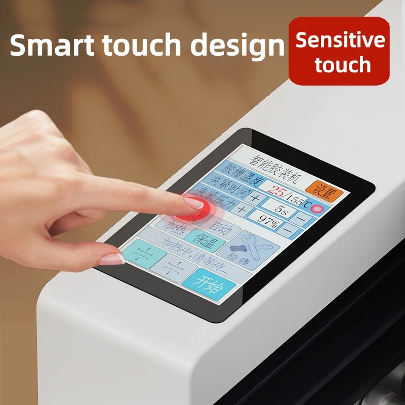 Desktop Automatic Hot Glue Book Binding Machine Touch Screen Perfect Binder Thermal Gluing Binding Equipment Customized