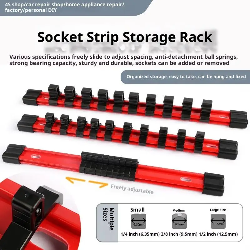 Socket Organizer Universal Traight 1/4