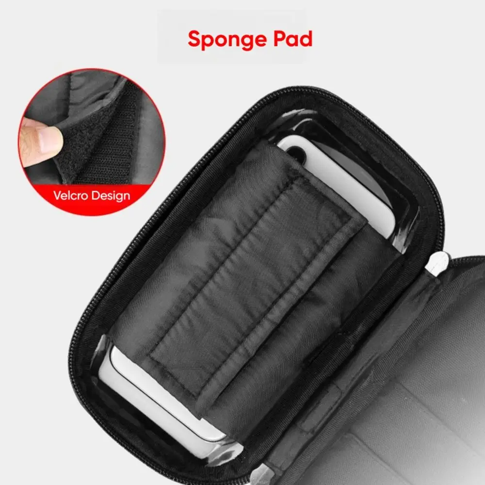 

Водонепроницаемый кронштейн для смартфона 360° ° Вращающаяся сумка-держатель для телефона с сенсорным экраном, сумка-подставка для мобильного телефона, передняя рама велосипеда и мотоцикла