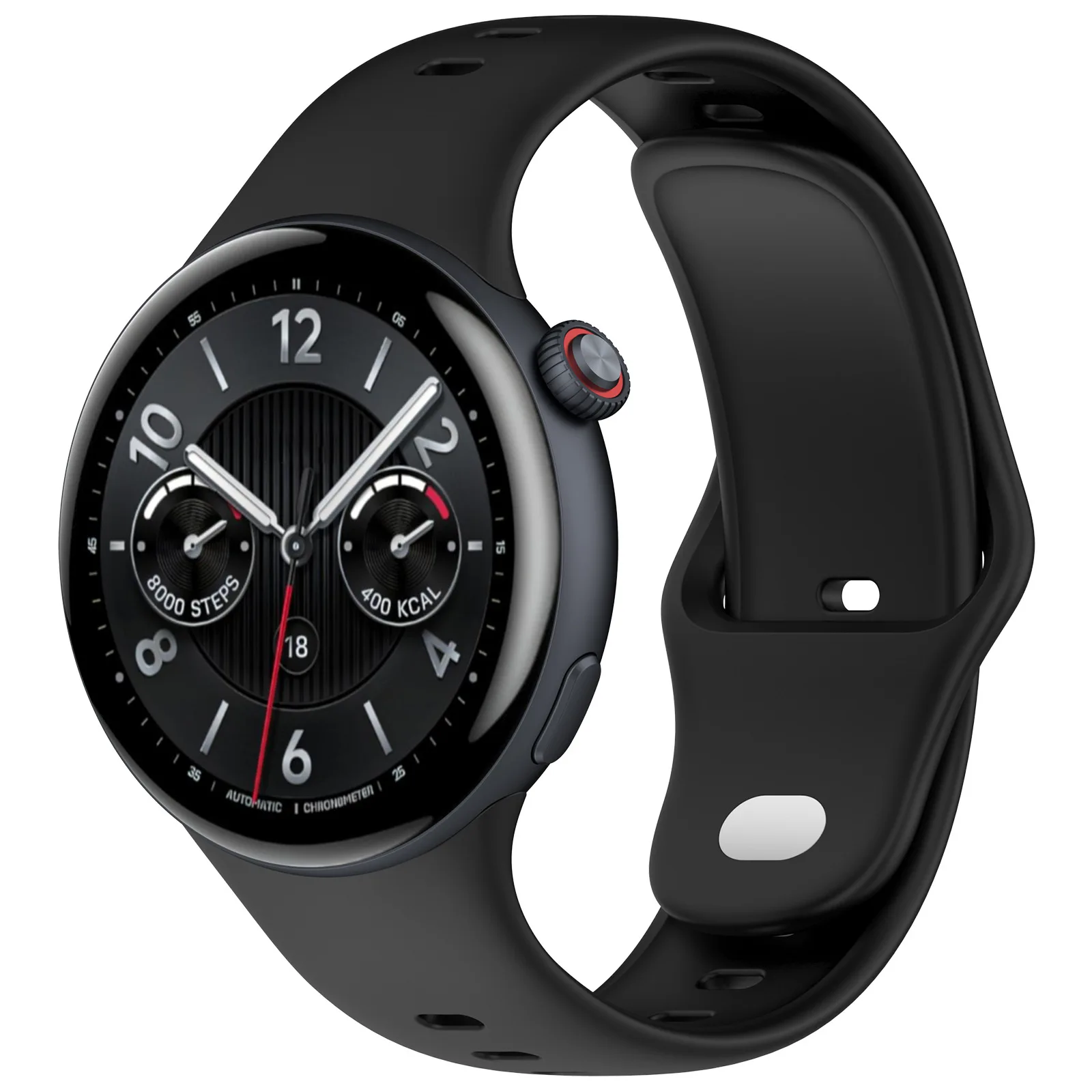 Vivo Watch 5用のクラシックなソリッドシリコンストラップスーツ、リバースクラスプ付きのカラフルなシリコンストラップ