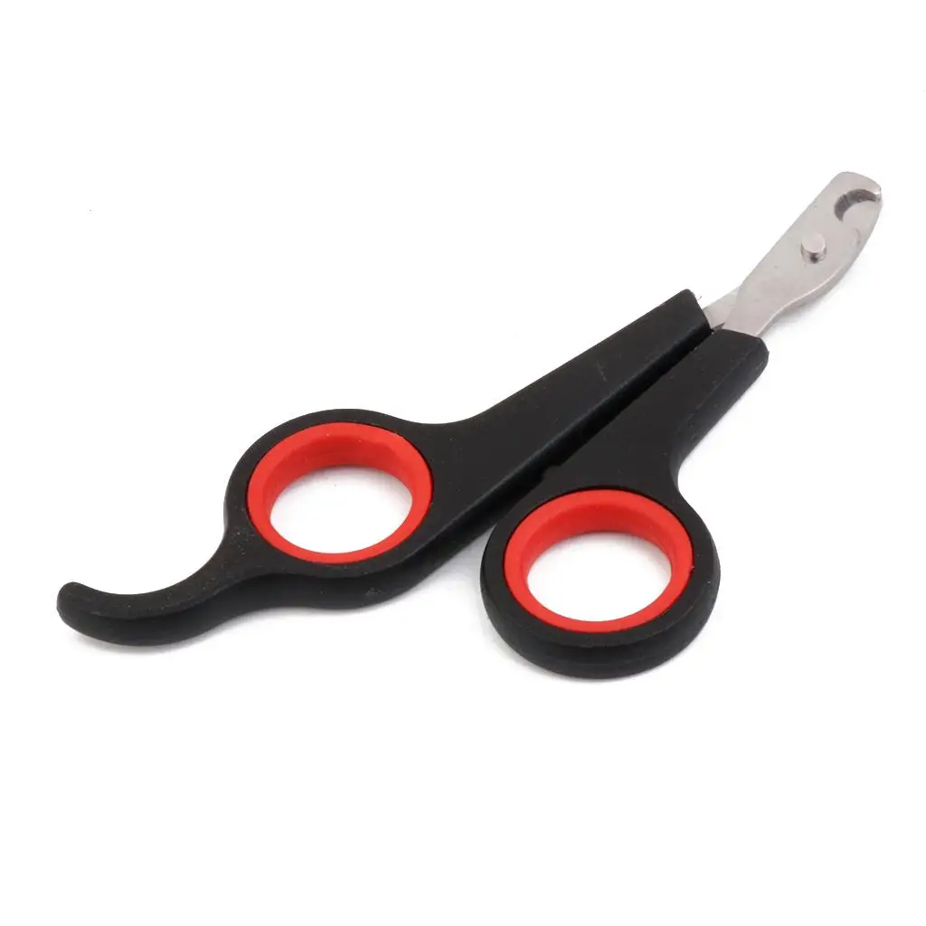 High Quality Stainless Steel Painless Dog Cat Nail Scissors Trimmer Black S