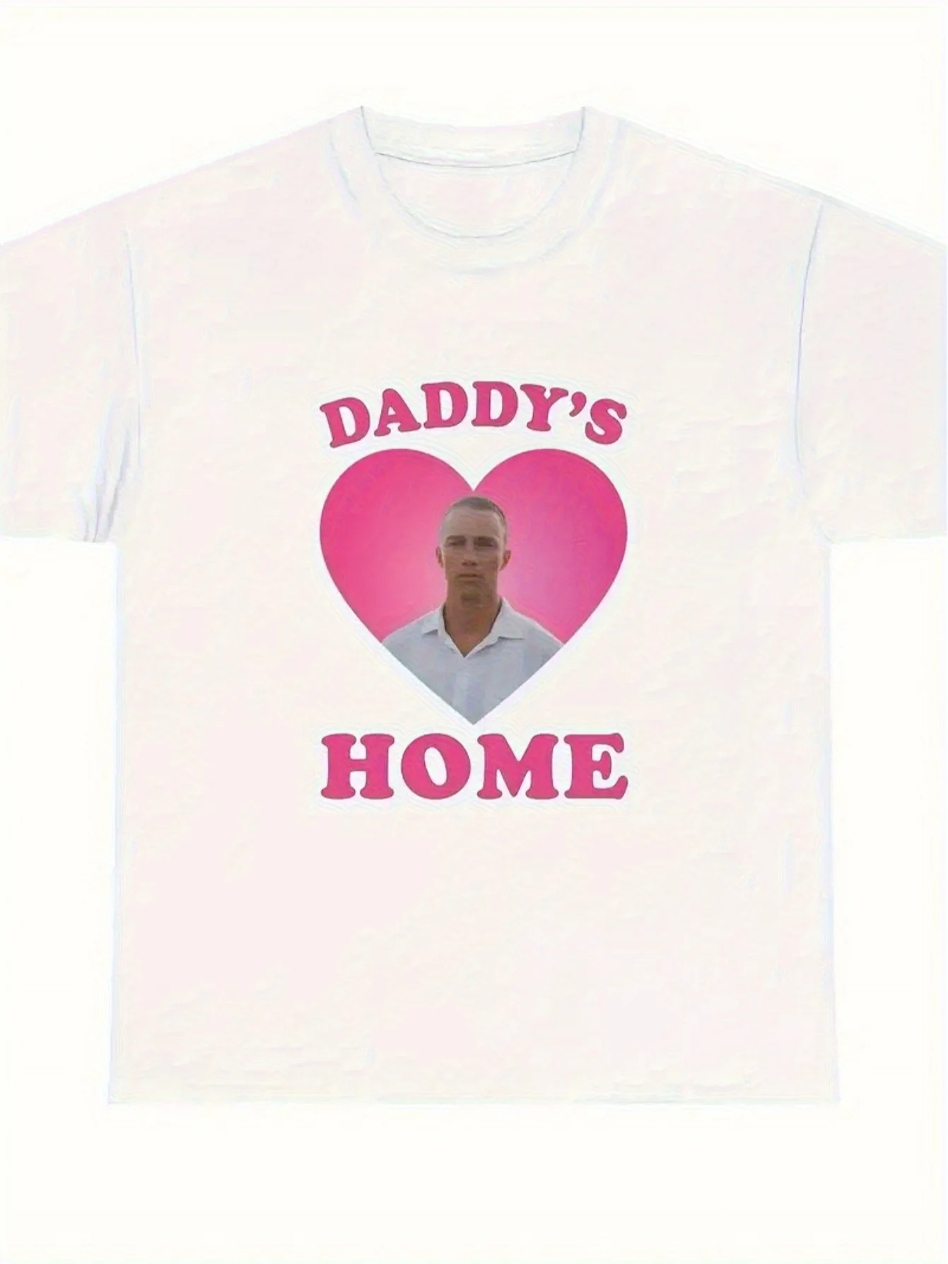 Men's Casual T-Shirt Daddy's Home Rafe Cameron Breathable Short Sleeve Geometric Print Regular Fit Suitable for Casual Attire