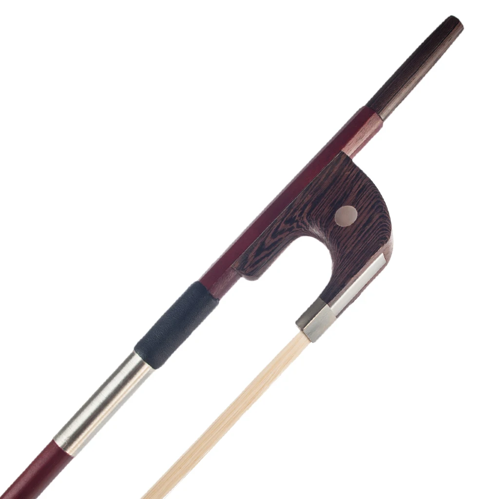 NAOMI 3/4 4/4 Size German Style Double Bass Bow Brazilwood Bow Students Bow Beginner Use With Wenge Frog