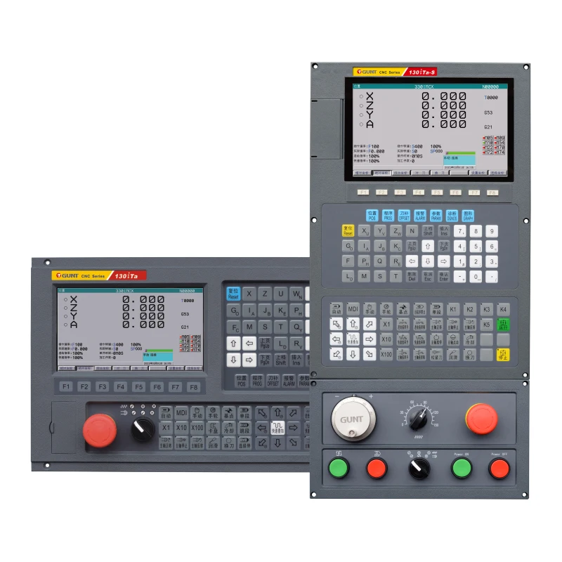 GUNT-130iTa CNC Controller 2-3 Axis Lathe Control System Kit PLC Controller Similar To GSK CNC Panel