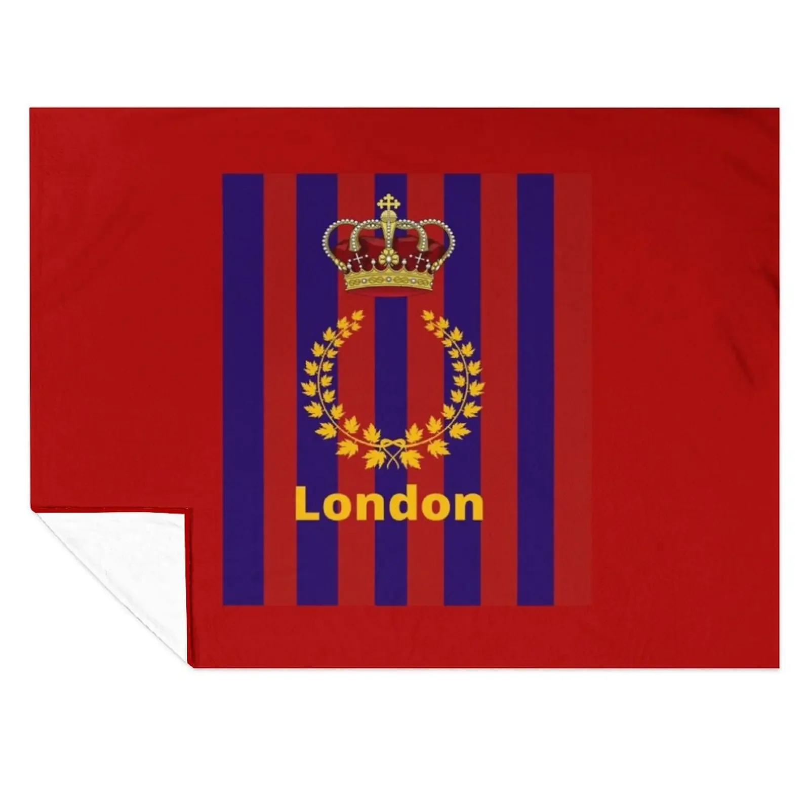 

British Royalty themed pattern on fun Fashion and Accessories Throw Blanket Bed Hairy Travel Decorative Throw Blankets