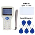 

RFID Copier Duplicator 125KHz Key fob NFC Reader Writer 13.56MHz Encrypted Programmer USB UID Copy Card Tag 10 English Frequency