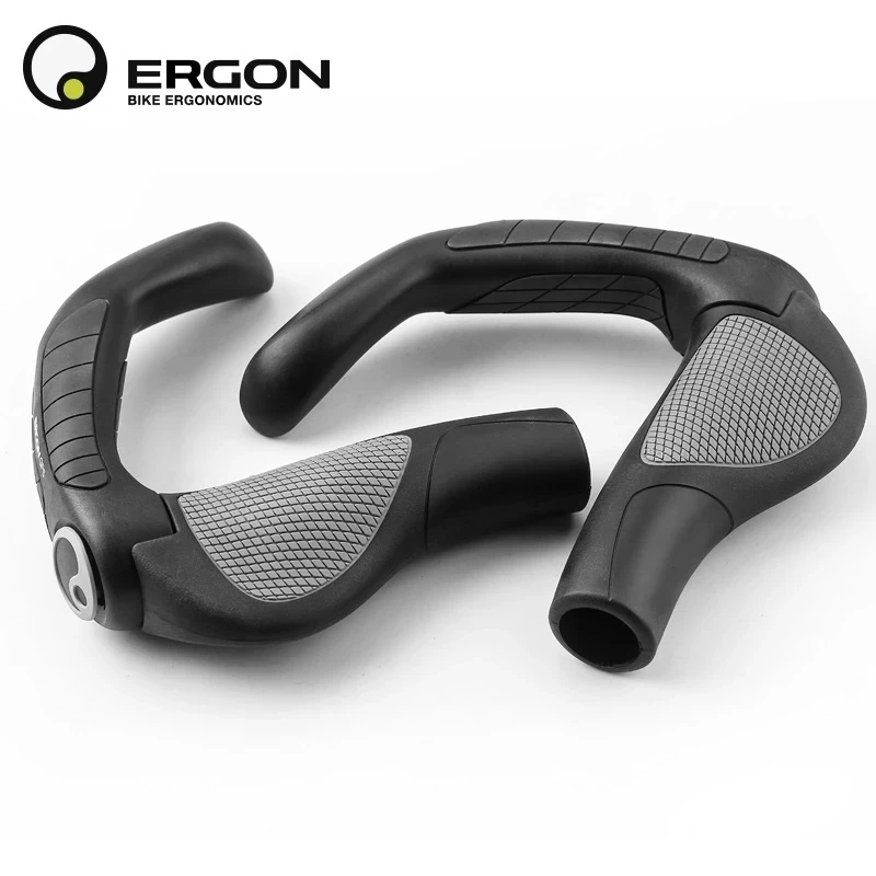 ERGON Ergonomics Bike Handlebar Grips GP1 GP3 GP5 Mountain Bike Extended Bar End Grip Lockable Bicycle Handle Mount Rubber Grips