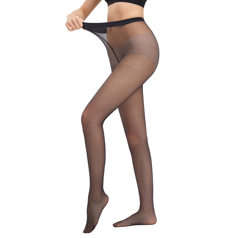 BONAS 0D Ultra-Thin Women's Pantyhose Spring Summer Transparent Middle Line Anti-Hooker Bare Feeling No Trace Models Stockings
