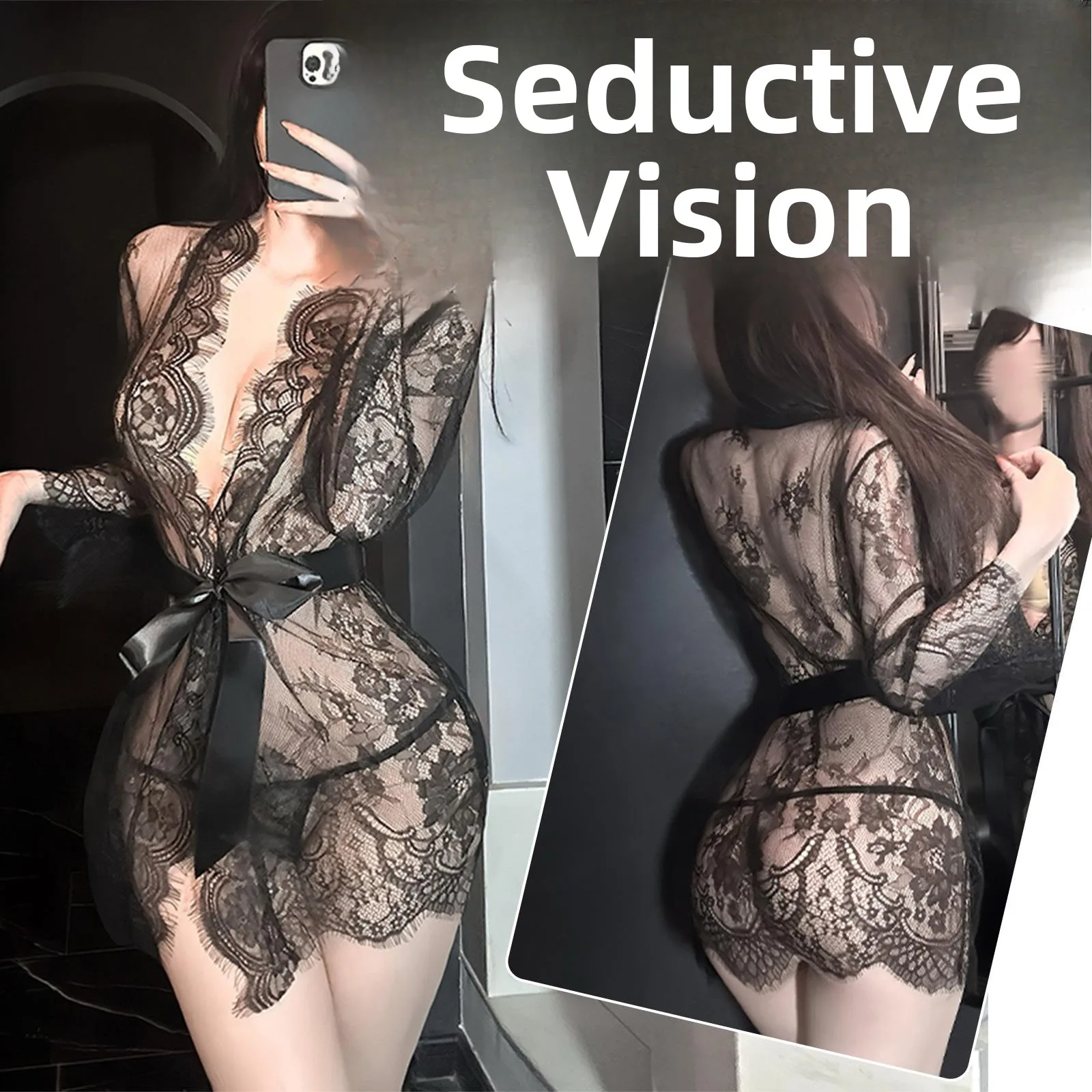 زي راهبة مثير للهالوين زي رغبة نقية ملابس داخلية لامعة QQ orm تنورة Busin Sle ألياف البوليستر ميدي Dr #1