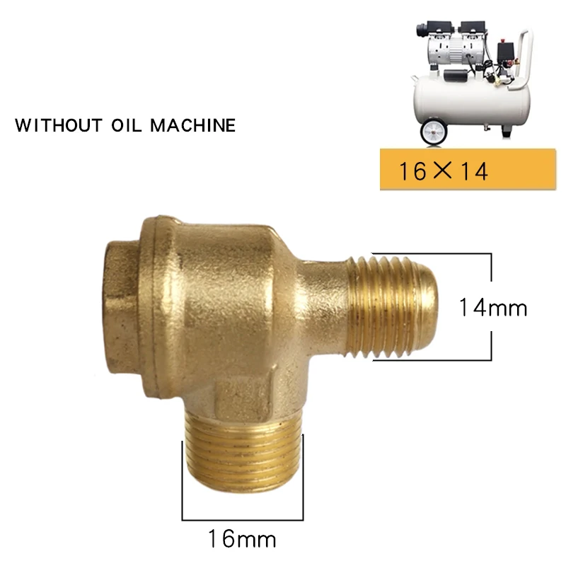 Magnetventil 1XSilent Oil-Free Air Compressor Electromagnetic Check Valve Accessories 220V380V Solenoid Valve Power Off Pressure Reli Pneumatik — Detail 1